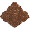 Ekena Millwork Ashford Ceiling Medallion, Hand-Painted Polished Copper, 42 3/4"W x 28 7/8"H x 1"P CM42X28ASPOS - alternate 2